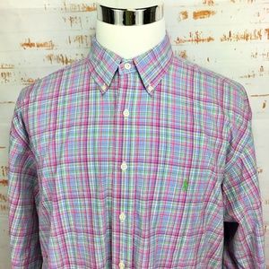 Ralph Lauren Mens Button Down Dress Shirt Sz 2XL